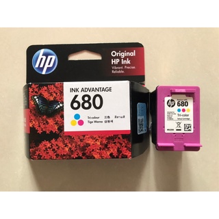 ตลับหมึก HP 680 Tri-Color inkjet HP ink Original หมึกพิมพ์ HP 680 หมึกสี ของแท้จากศูนย์ รับประกันจากศูนย์ HP