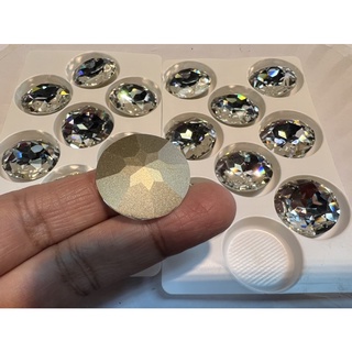 Crystal White 20mm Round Super Grade