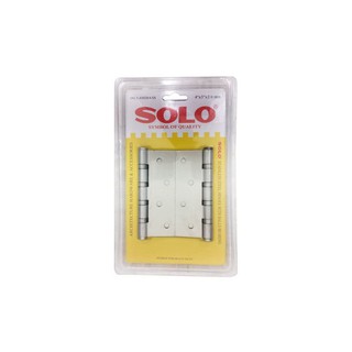 บานพับ 4"X3" SOLO 1143020/4 SS P4 | SOLO | 1143020/4 SS บานพับ บานพับ Door Hardware Super shock Sales บานพับ 4"X3" SOLO