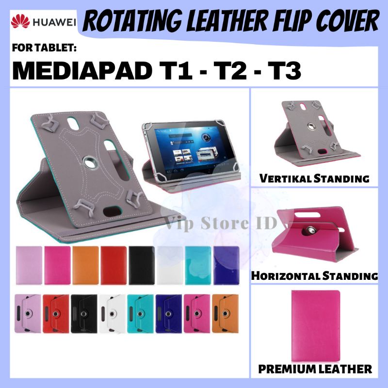 HUAWEI MEDIAPAD T1 T2 T3 PRO PLUS TAB TABLET 7 8 10 นิ้ว FLIP BOOK COVER CASE CASING FLIPCASE CASE