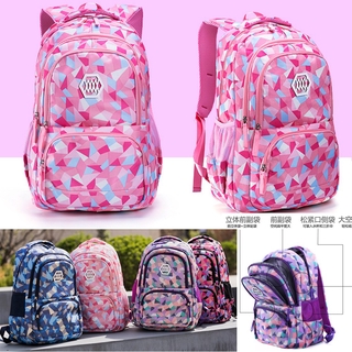 Girl Backpack Printed Primary School Junior Student High School Bag