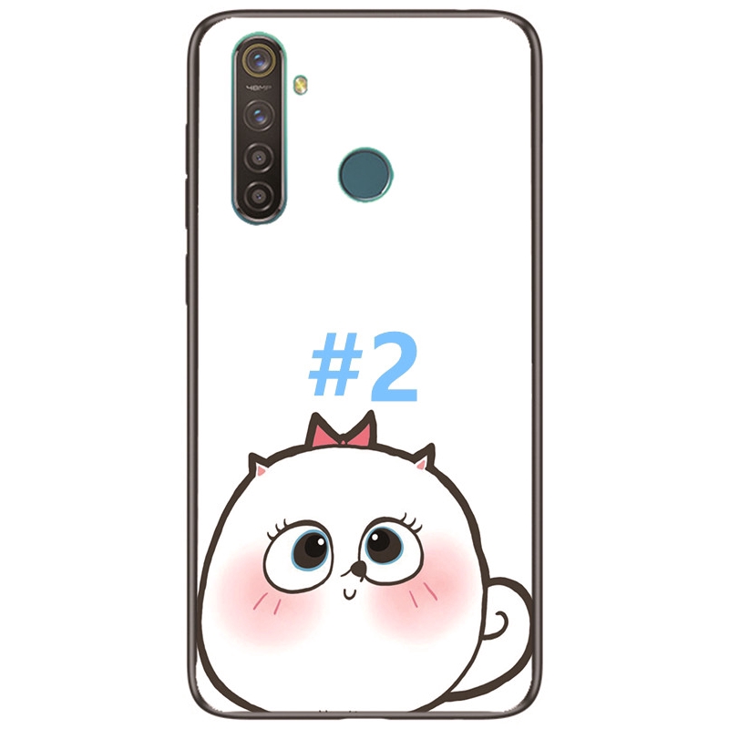 เคสโทรศัพท์พิมพ์ลายการ์ตูนสุนัขน่ารักสําหรับ oppo realme 5 pro/xt/x2/k5/x lite/realme q lite tpu #8