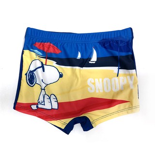 สินค้าพร้อมส่ง 🔥 เด็กชายว่ายน้ำลำต้น Boys Cartoon Swimming Shorts-Snoopy ZW24