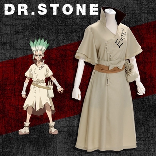 ชุดคอสเพลย์อะนิเมะ Dr . Stone Senku Ishigami