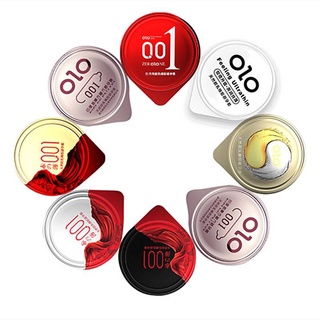 (แบ่งขาย 1 ชิ้น) K-CONDOM◎♕ถุงยางอนามัย แบบบาง 0.01 มม OLO