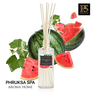 PHRUKSA SPA ก้านไม้หอมปรับอากาศ กลิ่นแตงโม 100 มล. (Reed Diffuser Water Melon)แถมฟรี! ก้านไม้หวาย