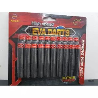 EVA DARTS HIGH SPEED กระสุนโฟมจุกยาง จำนวน 20 นัด แบบหัวพุ่ง