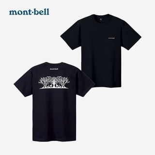 เสื้อวันพีช montbell ใหม่กลางแจ้งพักผ่อนสัญจรคอกลมผ้าฝ้ายคู่เสื้อยืดชายและหญิงที่มีสไตล์เดียวกัน =LM