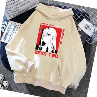 เสื้อจัมเปอร์ ผ้าฝ้าย ลายการ์ตูนอนิเมะ Darling In The Franxx Zero Two ของขวัญที่ดีที่สุด สไตล์ญี่ปุ่น สําหรับเพื่อน