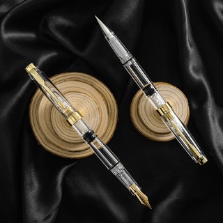 ปากกาเขียน Calligraphy 🖋️ ปากกาหัวพู่กัน ปากกาหัวแร้ง ปากกาหมึกซึม Calligraphy Glass Pen Brush Fountain Pens mimisplan