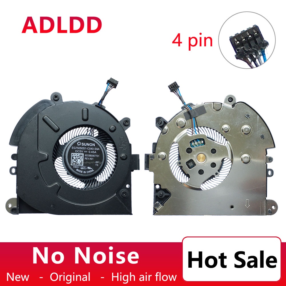 แล็ปท็อปพัดลมระบายความร้อน cpu cooler radaitor HP EliteBook 830G5 830 G5 SUNON EG75050S1-C040-S9A S8