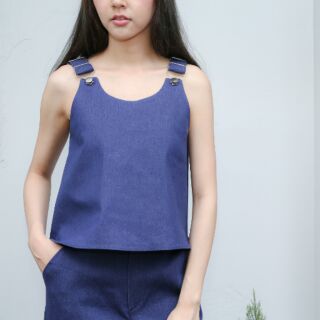 MARIE Tank Top (ยีนส์ NAVY)