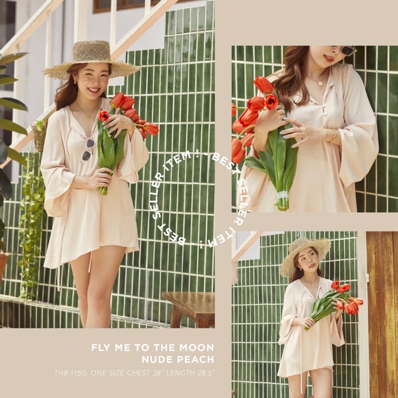 lookbook fly me to the moon - nude peach