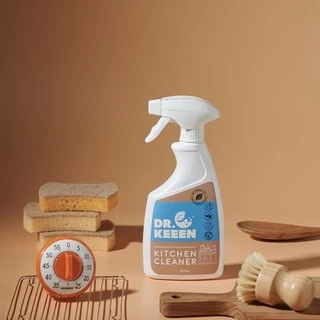 Dr.KEEEN น้ำยาทำความสะอาดครัว Grease&Sticky Stain Removal Kitchen Cleaner500ml สูตรไบโอ มีNSFใช้ได้กับพื้นผิวสัมผัสอาหาร