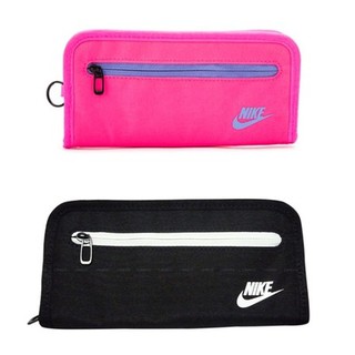 Nike Collection ไนกี้ กระเป๋าสตางค์ใบยาว กระเป๋าใส่เงิน Heritage Long Wallet C8010 BK / C8635 PK (1490)