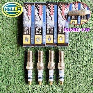 หัวเทียน เฟียสต้า 1.5,1.6, M/D3 2.0 10-สกายแอคทีฟ หัวเทียน ISJ7RC-11P ยี่ห้อ Hella หัวเข็ม ( 1 ชุด 4 หัว )