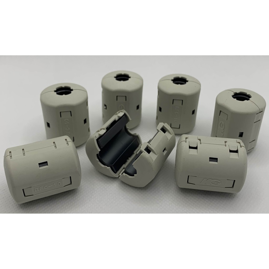 Snap on RF EMI Noice Filter Ferrite Cable 10M