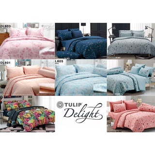 ชุดเครื่่องนอน(5/6ฟุต) พิมพ์ลาย ชุดเครื่องนอนTulip Delight สินค้าของแท้100%