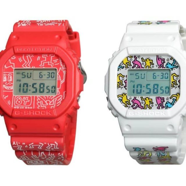 G-Shock x Keith Haring DW-5600KEITH19-4 และ DW-5600KEITH19-7. Limited Edition