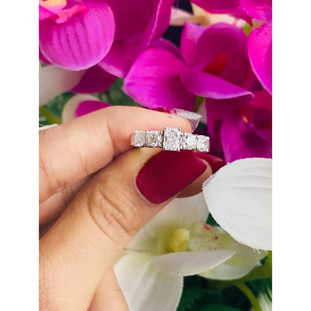 Diamond ring wedding band 1.21ct