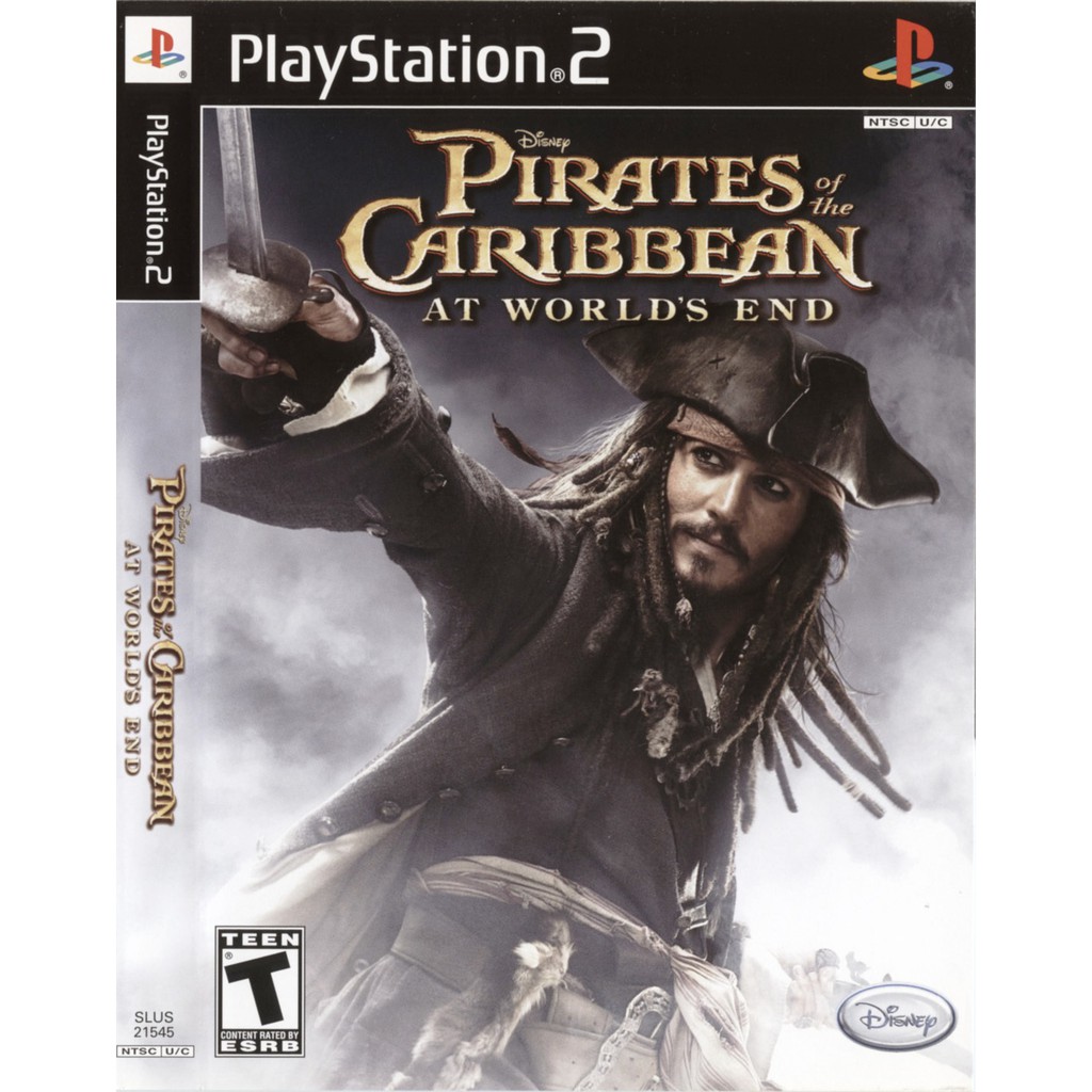 แผ่นเกมส์ Pirates of the Caribbean At World's End PS2 Playstation 2 คุณภาพสูง ราคาถูก