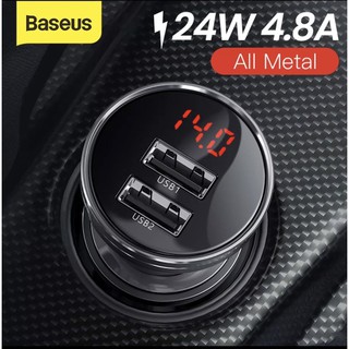 12.12 Baseus ที่ชาร์จในรถ 24w 4.8A