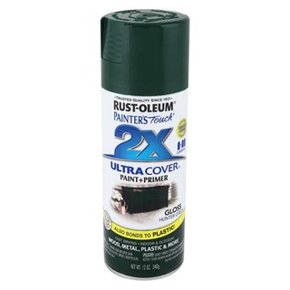 [พร้อมส่ง] HomeDoDee สีสเปรย์ RUST-OLEUM 2X #9111 HUNTER GREEN สีสเปรย์ สีกระป๋อง สีพ่น