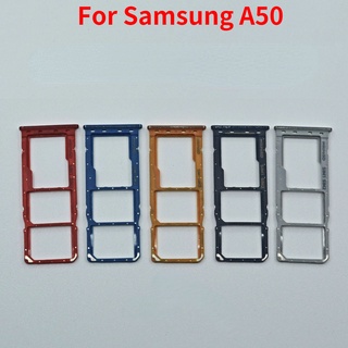 ถาดใส่ซิมการ์ด อะไหล่ซ่อมแซม สําหรับ Samsung Galaxy A50 A505F A505FM A505FN