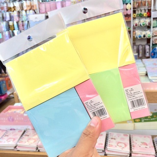 (3ชิ้น ได้ราคาส่ง) โพสอิท Post-it กระดาษโน๊ตมีกาวในตัว มี 3 ขนาด ใน 1 แพค