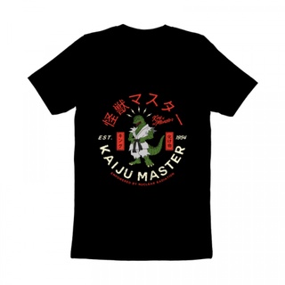 เสื้อยืดโอเวอร์ไซส์GILDAN เสื้อยืด พิมพ์ลาย Master Of Kaiju 2 สําหรับผู้ชาย และผู้หญิงS-3XL