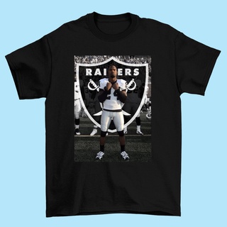 [COD]เสื้อยืดลําลอง แขนสั้น พิมพ์ลาย Charles Woodson Las Vegas Raiders Singned โอเวอร์ไซซ์ สําหรับผู้ชายS-5XL