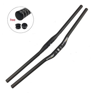 Ritchey WCS แฮนด์คาร์บอนไฟเบอร์ 3K เคลือบ MTB Riser / บาร์แบน Carbon Handlebar MTB Riser/Flat Bar 660-760mm *31.8mm