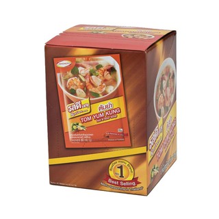 รสดี เครื่องต้มยำสำเร็จรูปชนิดผง 60 กรัม x 10 ซอง Rosdee Instant Tom Yum Powder 60 g. X 10 sachets