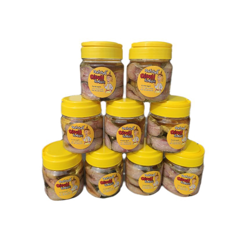 ปลาอินทรีย์ในน้ำมัน ปลาอินทรีย์แช่น้ำมัน น้ำหนักรวม 520-540กรัม