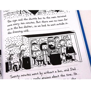16 Books Diary of A Wimpy Kids English Reading Books หนังสือเด็กภาษาอังกฤษ หนังสือนิทานภาษาอังกฤษ หนังสือการ์ตูน