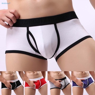 【HODRD】Mens Sexy Breathable Cotton Boxer U Convex Boxer Briefs Panties Comfortable【Fashion Woman Men】