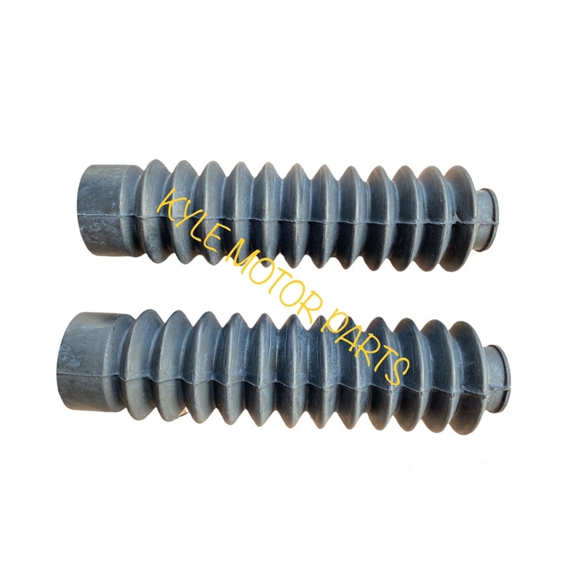 SUZUKI TS125 FRONT FORK RUBBER SET 22CM +/-
