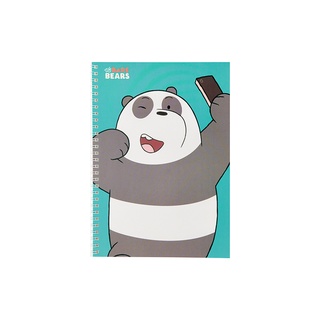 We Bare Bears สมุดริมห่วงB5 70แกรมคละลาย(70แผ่น)   WBB2006