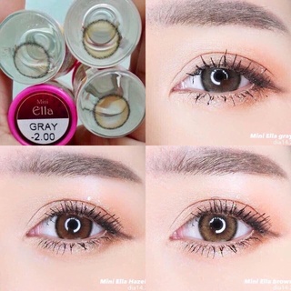 Mini Ella ( Hazel, Brown, Gray ) /Kitty Kawaii​ คิตตี้ คาวาอิ สีน้ำตาล/สีเทา คอนแทค​เลนส์ contactlens  Kitty Kawaii​