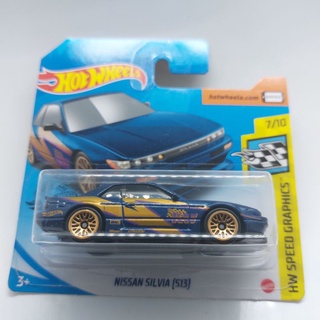 รถเหล็ก Hotwheels NISSAN SILVIA S13 แพคสั้น (ib025)oh