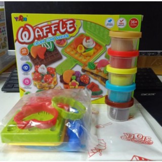 แป้งโดว์ เวเฟอร์ Waffle 5 สี ของเล่นเด็ก