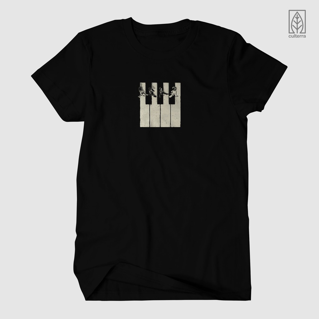 เสื้อยืด BAND / เสื้อยืด THE BEATLES / PIAONO ABBEY ROAD / LITE VERSION