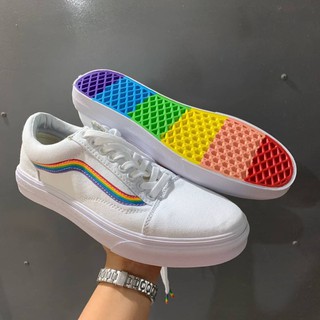 รองเท้า Vans Old Skool Yacht Club Rainbow (มีบริการเก็บเงินปลายทาง)