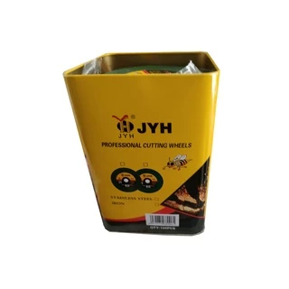☘️☘️100pcs ใบตัดเหล็ก ตัดสเตนเลส 4นิ้ว JYH (107 mm) ใบตัดเหล็ก - สเตนเลส JYH 4 นิ้ว ( 107 mm ) 1กล่องมี 100แผ่น