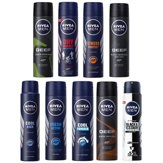 Nivea นีเวีย ดีโอ ฟอร์เมน สเปรย์ ขนาด 150มล. สเปรย์ระงับกลิ่นกายผู้ชาย