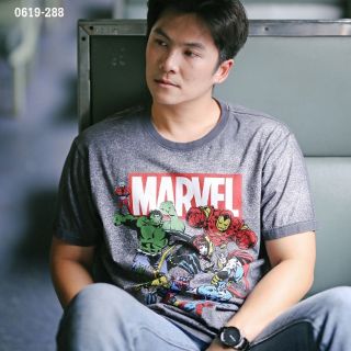 ⚡เสื้อยืดชาย ลายมาร์เวล Marvelของแท้ ลิขสิทธิ์100%