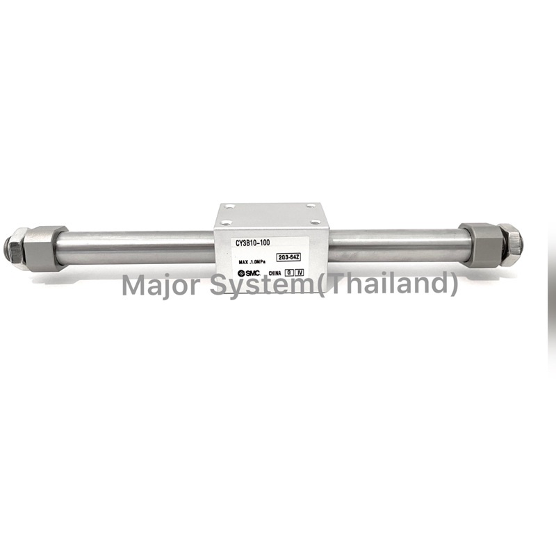 SMC CY3B10-100 Rodless Cylinder, Magnetically Coupled กระบอกลมไม่มีแกน จำหน่ายSMC