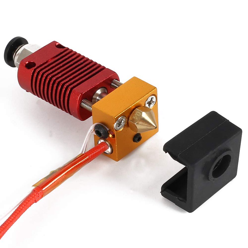 3D Printer MK8 Hotend Kit with Extruder Print Head Assembled Extruder Hot End Kit for Ender 3 Ender 3 Pro