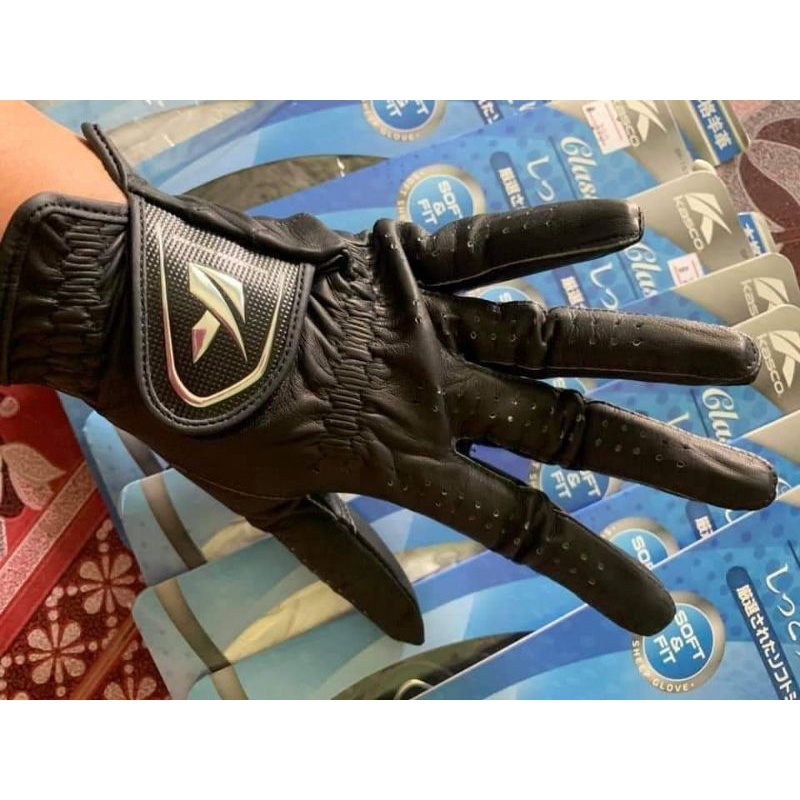 ถุงมือแบรนด์ Kascoดำขาว