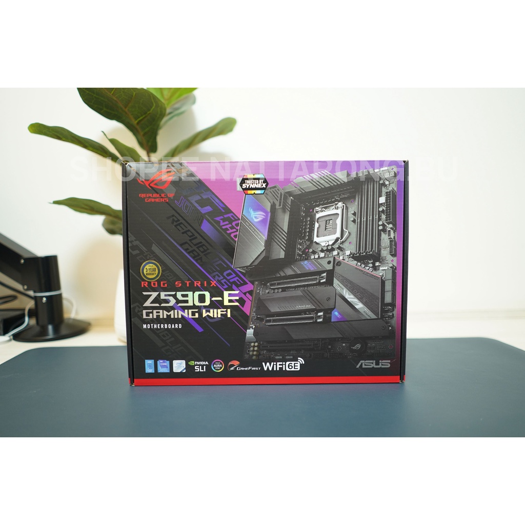(สินค้ามือ 2) - เมนบอร์ด (Mainboard) ASUS ROG STRIX Z590-E GAMING WIFI